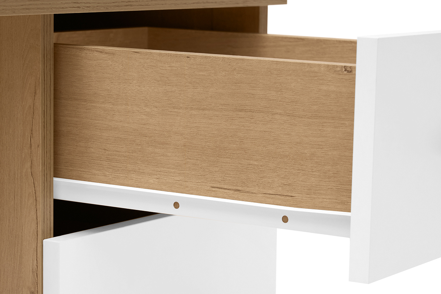 Стол письменный Стандарт дуб вотан / белый