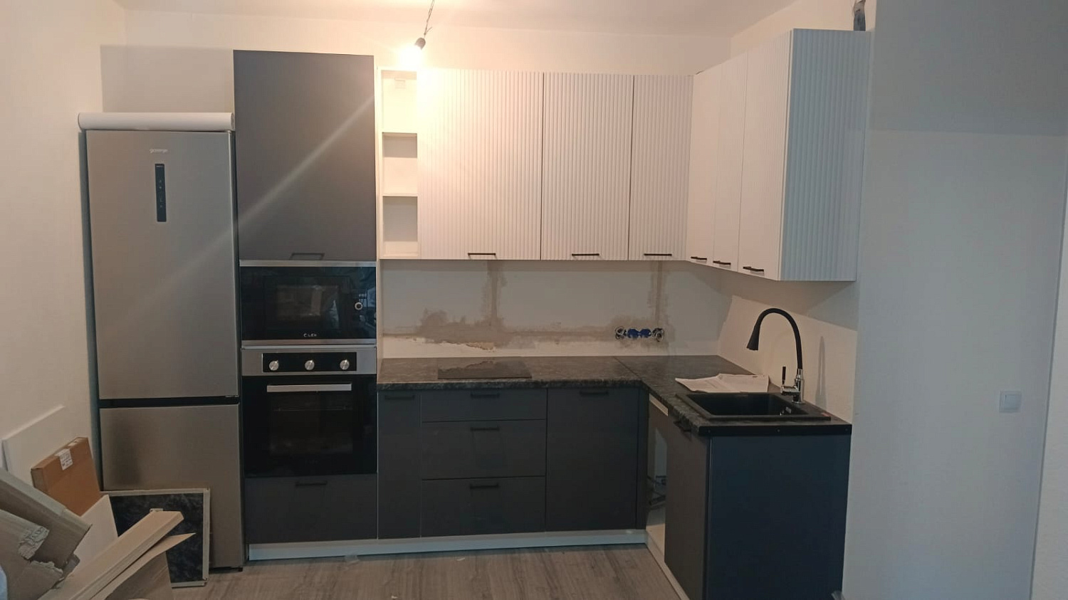 Модульная кухня Норд Line софт пихтовый зеленый