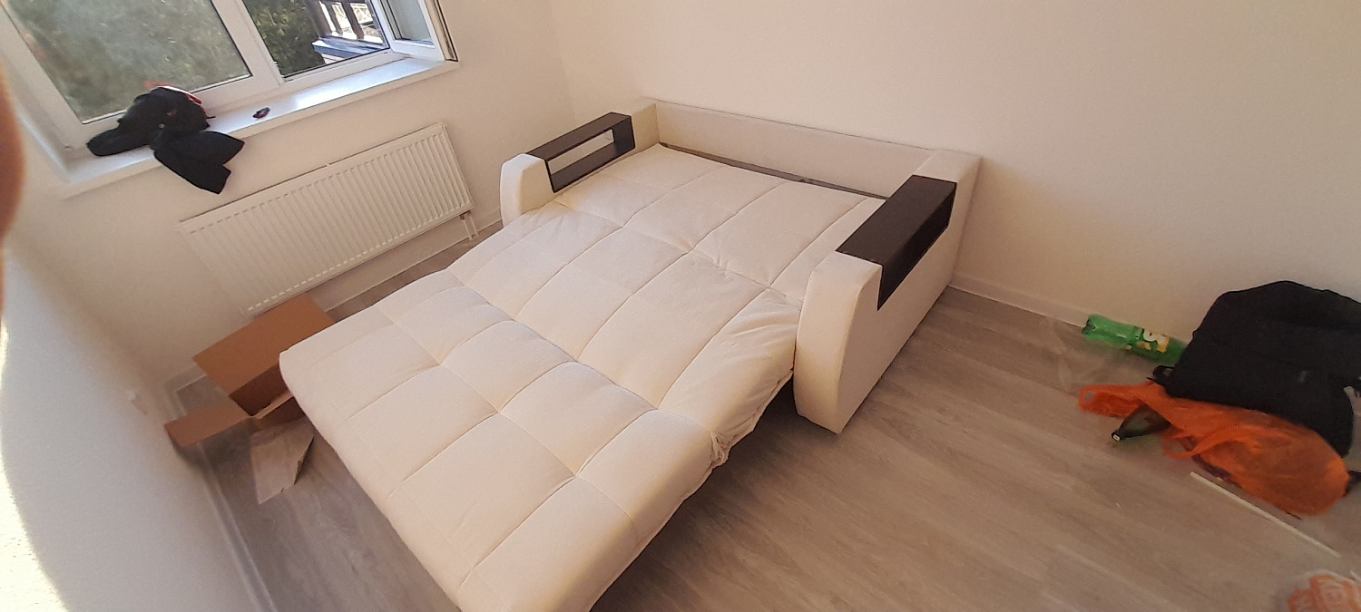 Диван аккордеон Барон №3 розовый