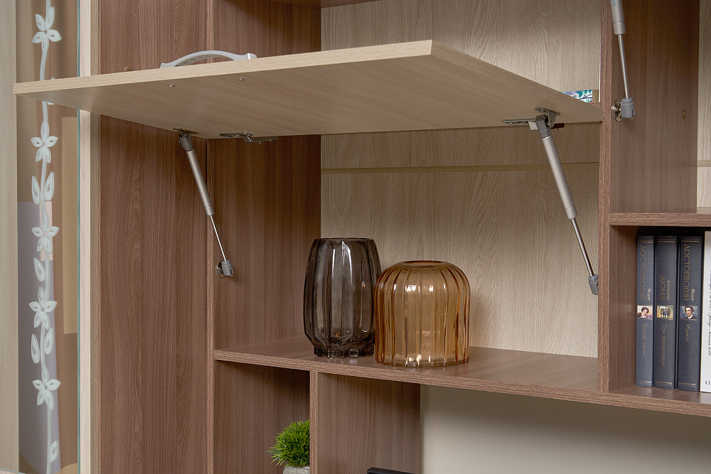 Стенка Марта-11 ясень шимо темный / ясень шимо светлый