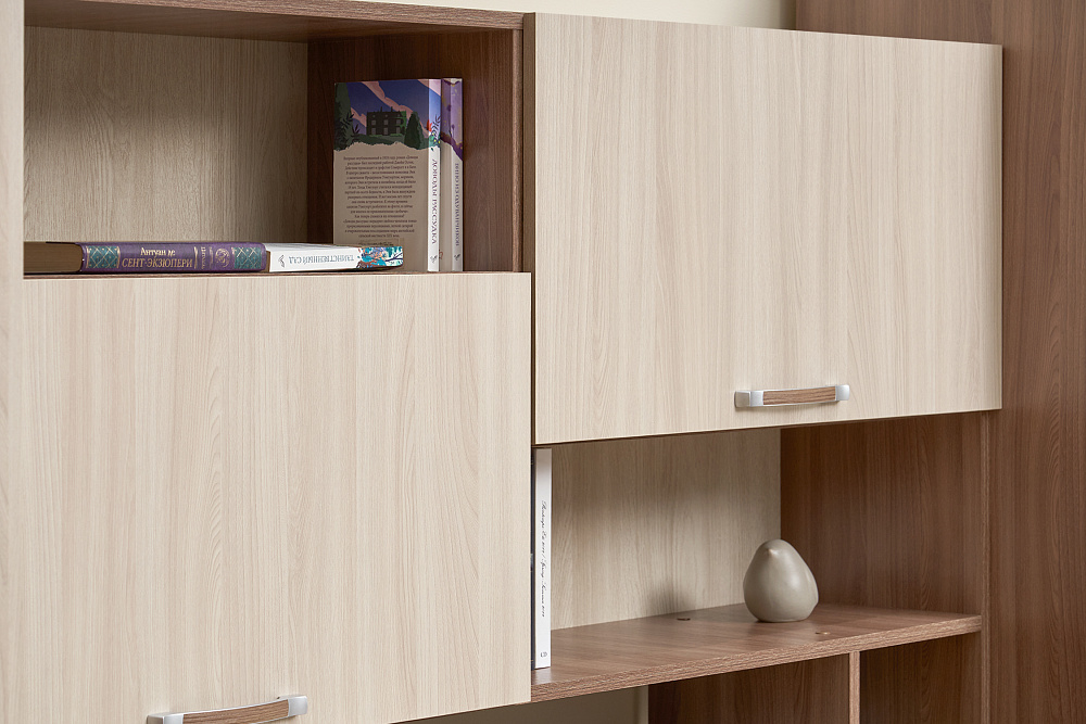 Стенка Марта-11 ясень шимо темный / ясень шимо светлый