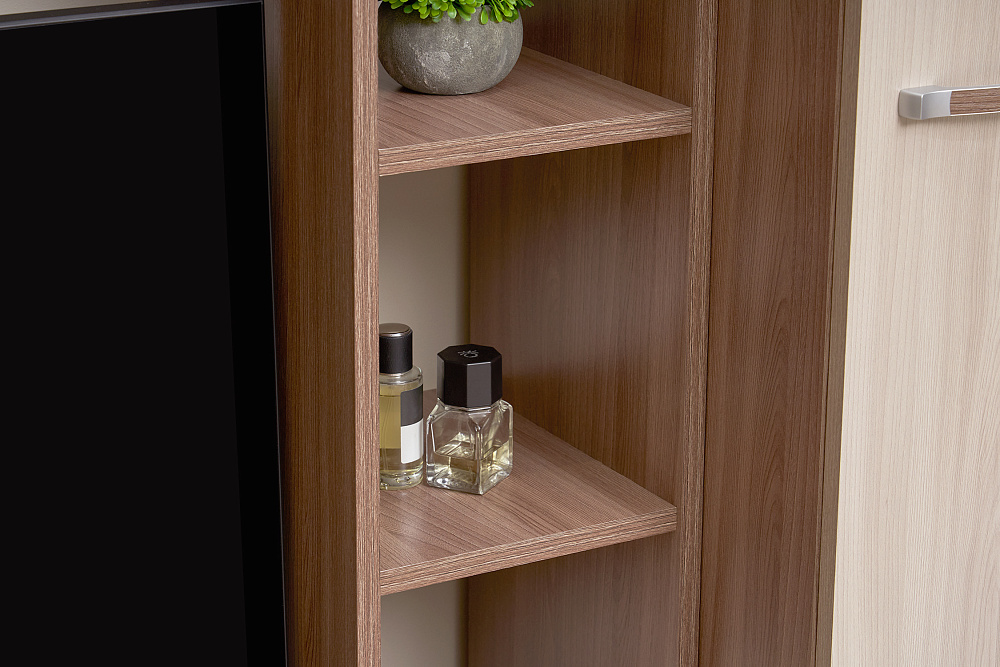 Стенка Марта-11 ясень шимо темный / ясень шимо светлый