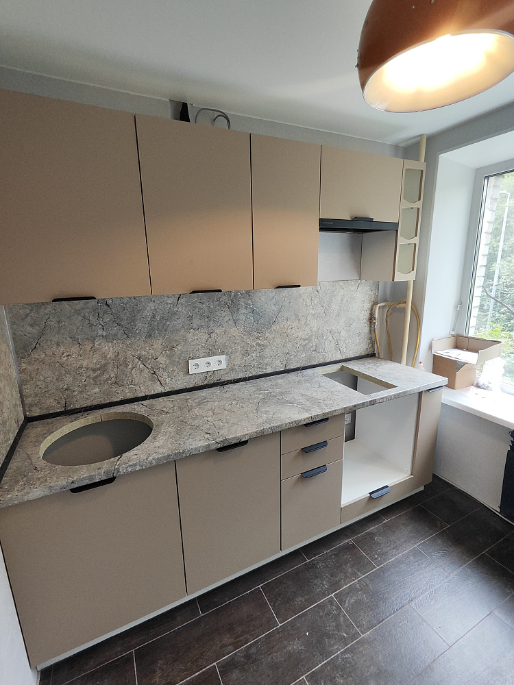 Модульная кухня Норд софт пихтовый зеленый