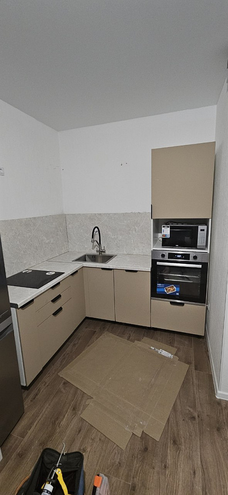 Модульная кухня Норд софт пихтовый зеленый