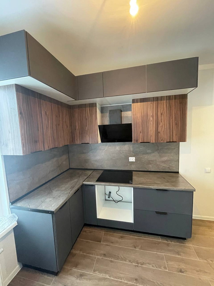 Модульная кухня Норд софт пихтовый зеленый