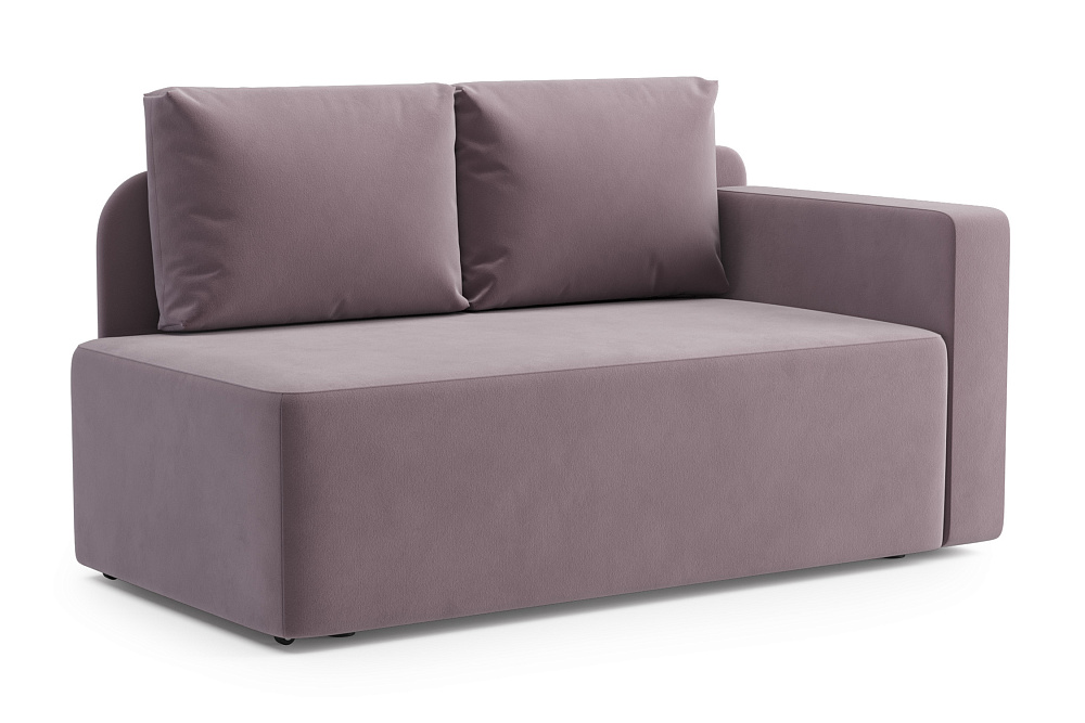 Диван кушетка Кайли правый сиреневый