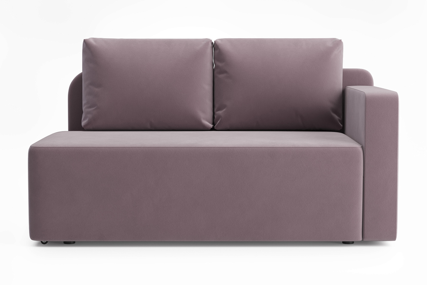 Диван кушетка Кайли правый сиреневый