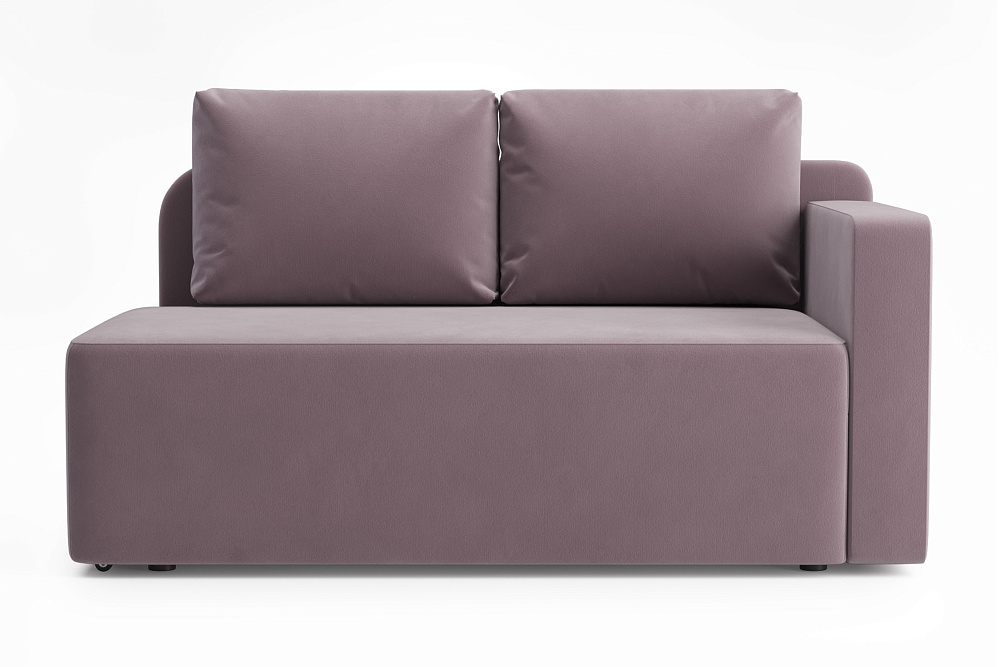 Диван кушетка Кайли правый сиреневый