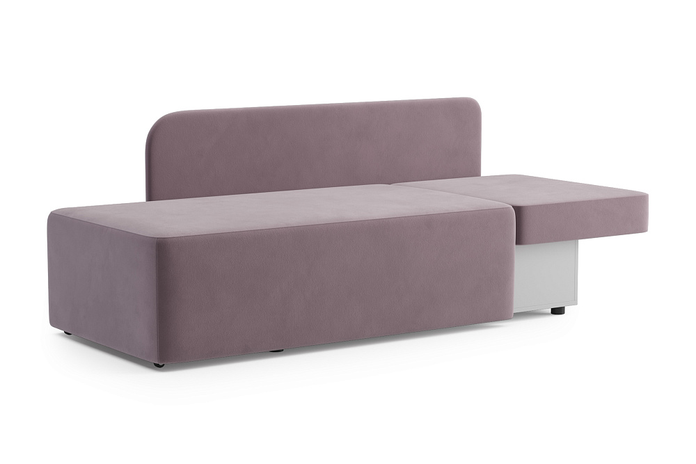 Диван кушетка Кайли правый сиреневый