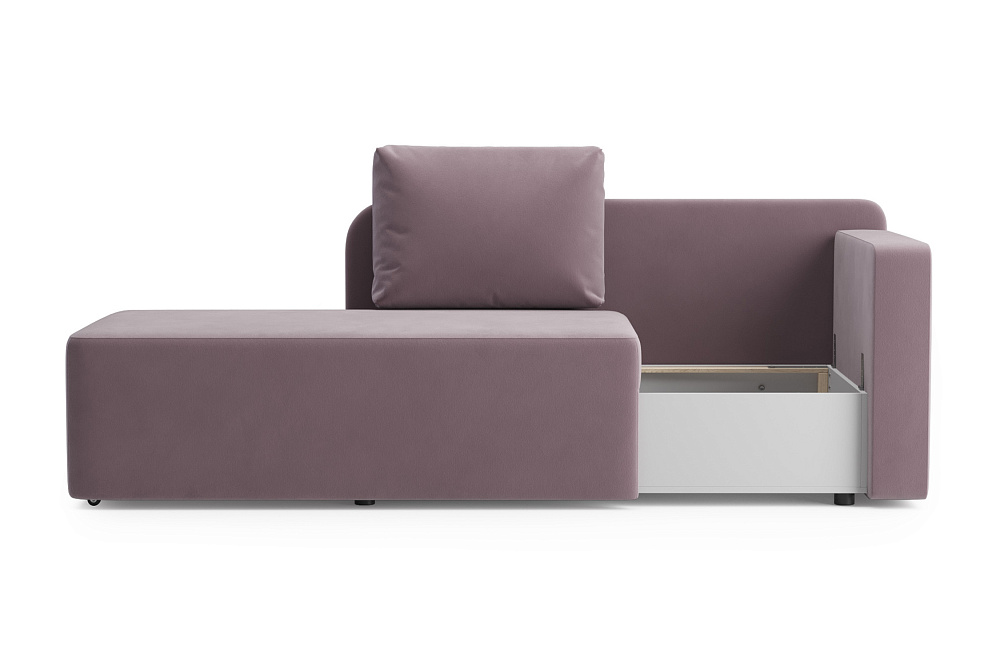 Диван кушетка Кайли правый сиреневый