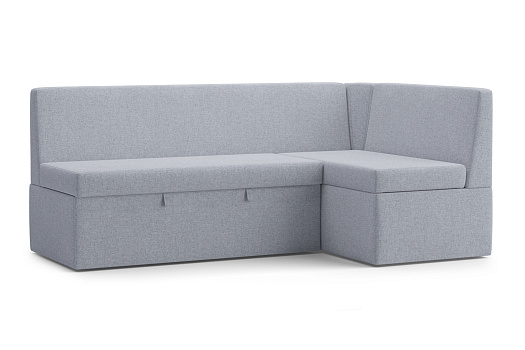 Кухонный угловой диван дельфин Орион серый