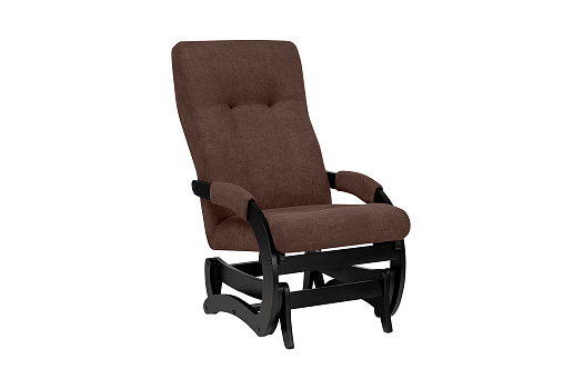 Кресло-маятник Leset Блисс темно-коричневое / венге