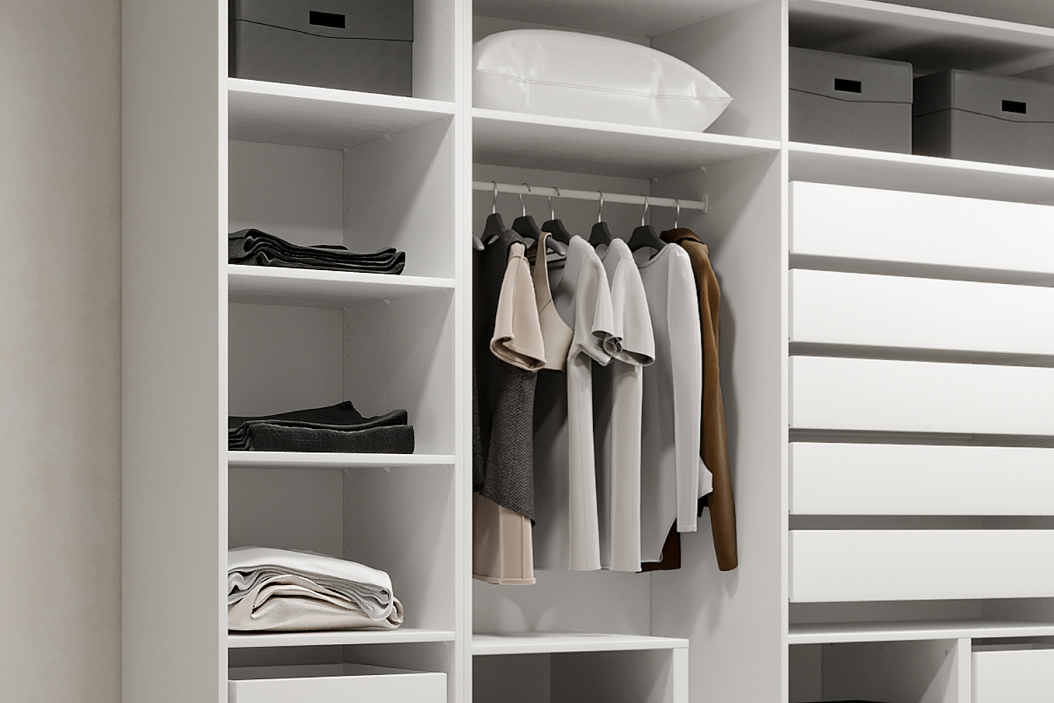 Полка Макс 50х58 см белая