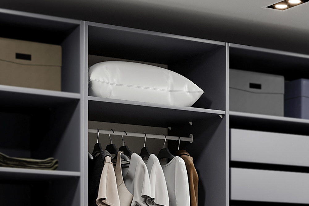 Полка Макс 75х58 см серая