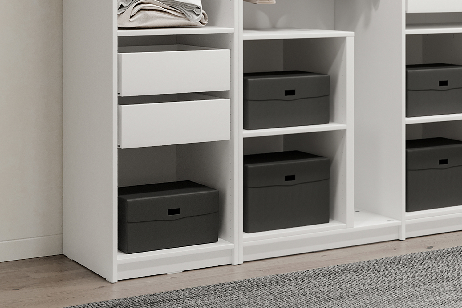 Ящик выдвижной Макс 50х58 см белый