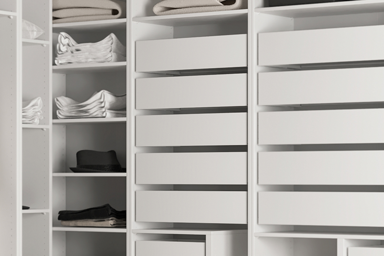 Ящик выдвижной Макс 75х36 см белый