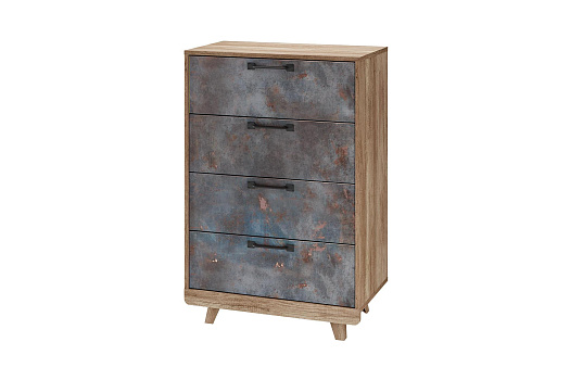 Комод Мегаполис КМ-02 дуб каньон / меркурий