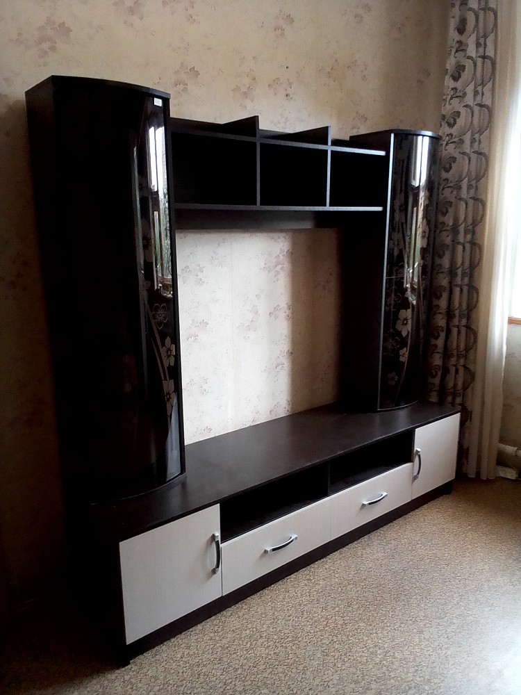 Стенка Марта-15 прямая венге / дуб белфорд