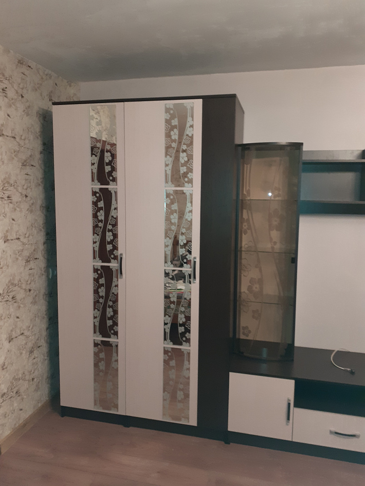 Стенка Марта-15 прямая венге / дуб белфорд