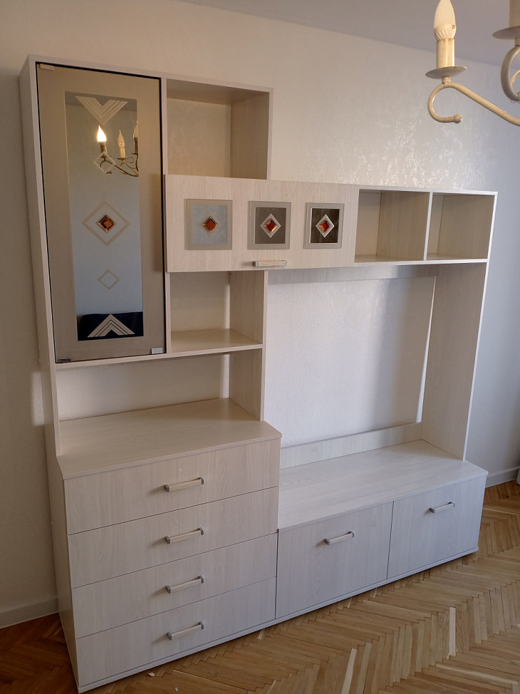 Стенка Белла ясень белый