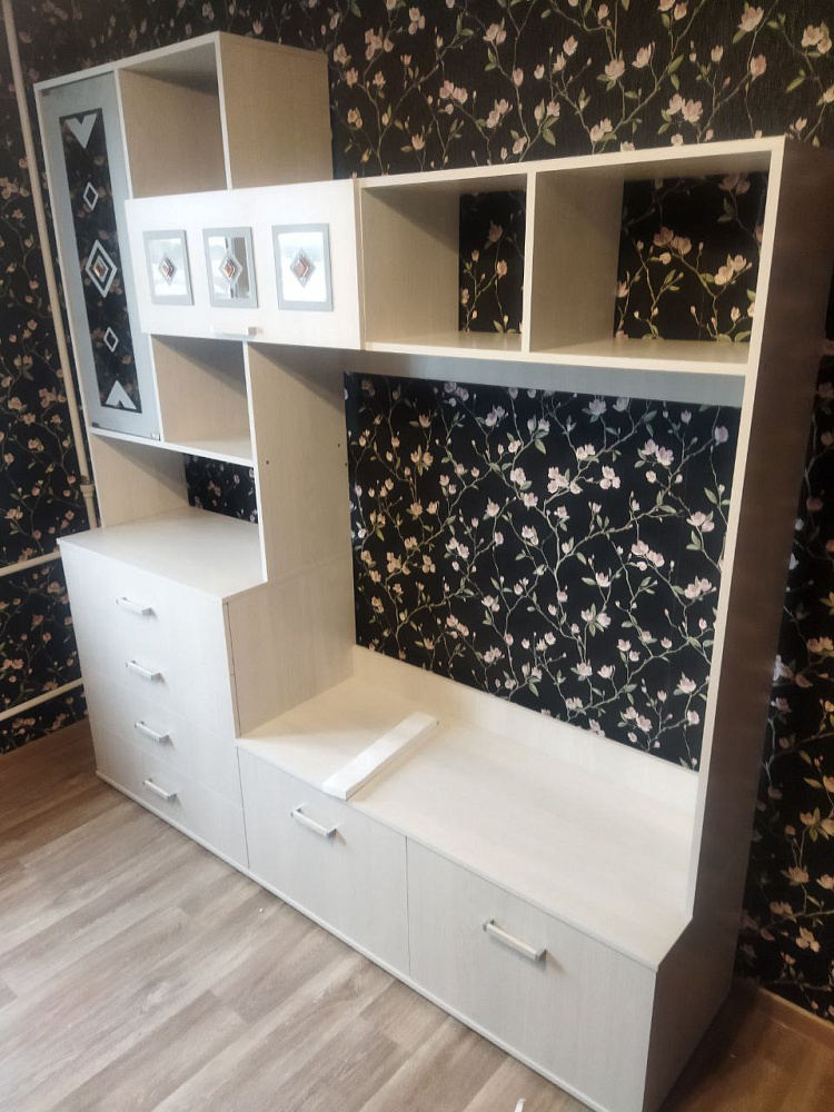 Стенка Белла ясень белый