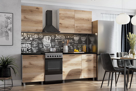 Кухня Сити 1.7 м дуб делано