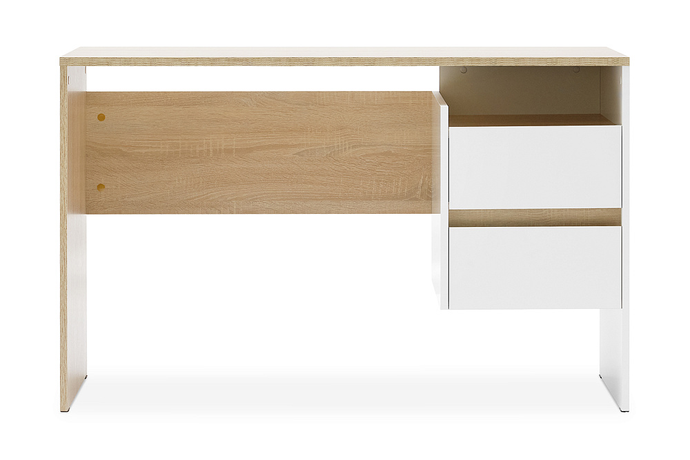 Стол компьютерный №9 дуб сонома / белый