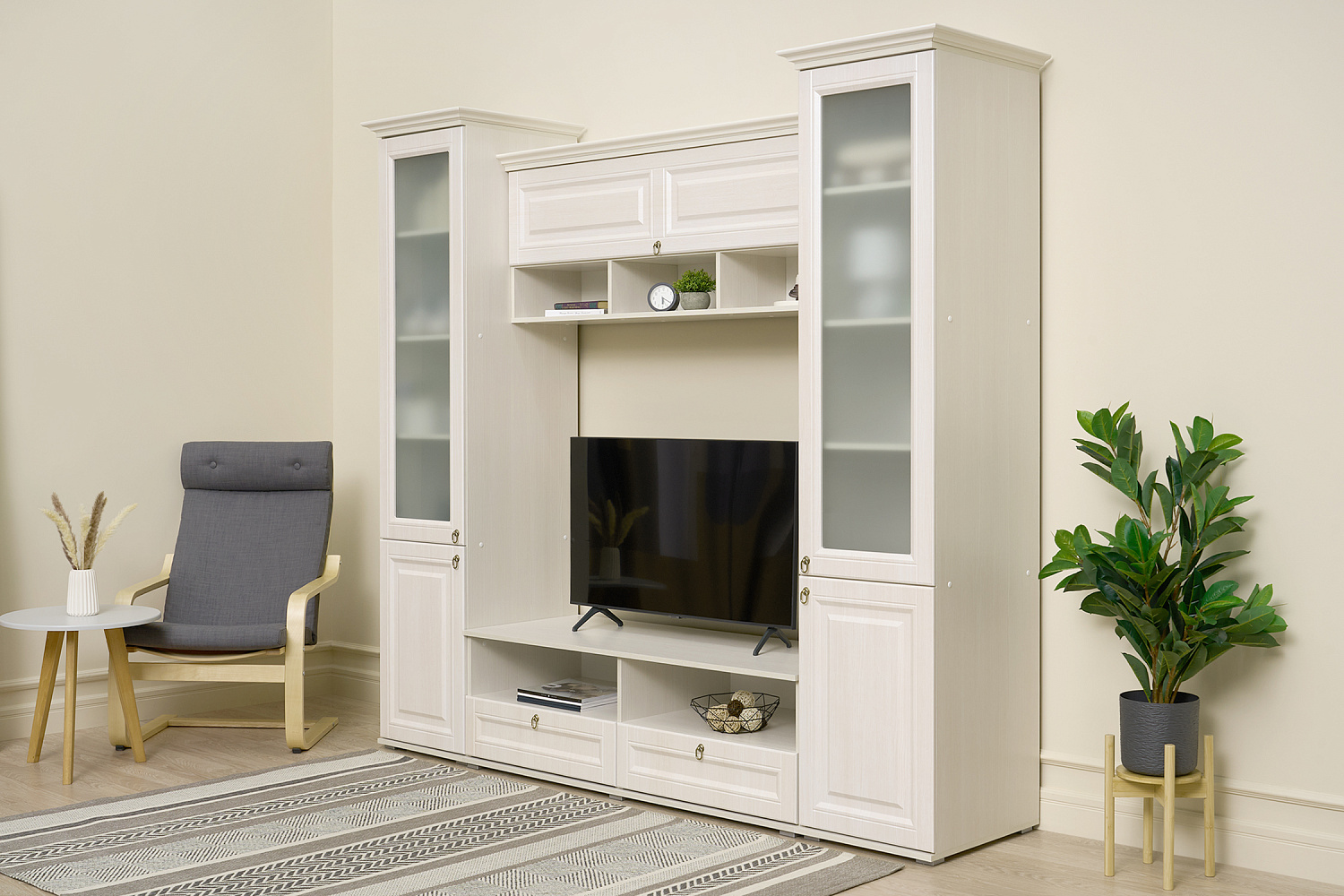 Стенка Престиж-1 №2 cандал светлый