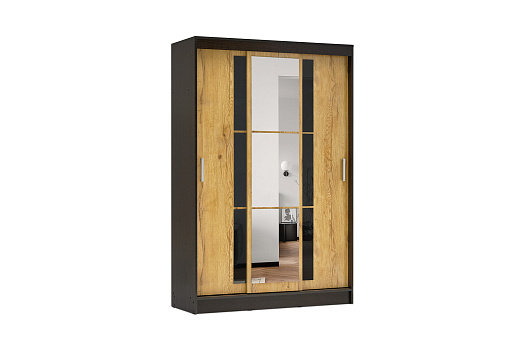 Шкаф-купе 3-х дверный Денвер венге / крафт