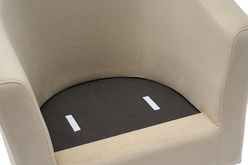 Кресло Вета велюр бежевый