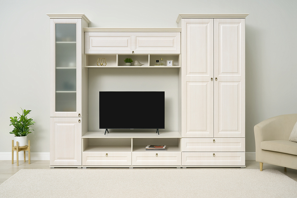 Стенка Престиж-1 №3 cандал светлый