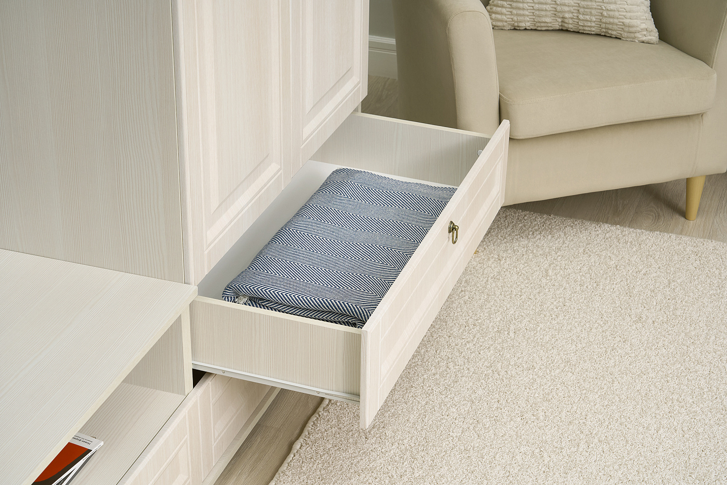 Стенка Престиж-1 №3 cандал светлый