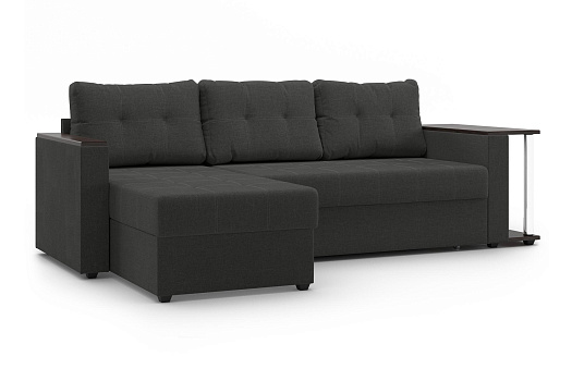 Диван угловой дельфин Атланта серый