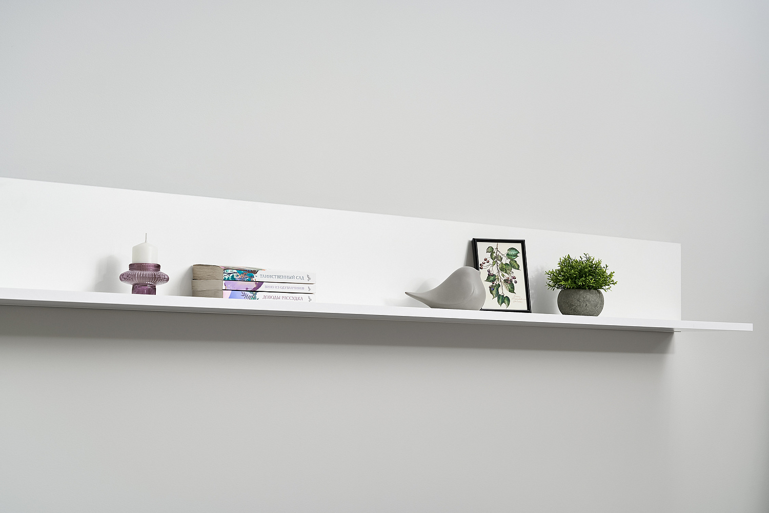 Стенка Соло-16 белый / белый глянец