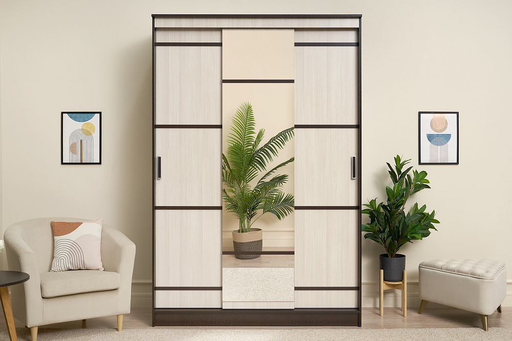 Шкаф-купе Сакура 1.5 м венге / лоредо