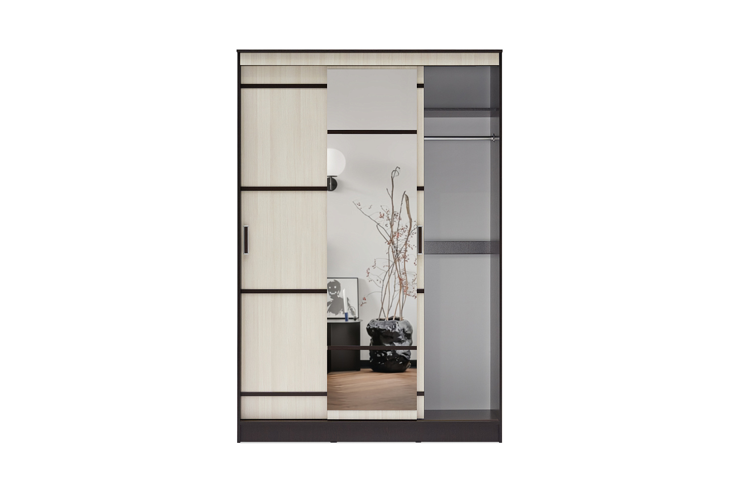 Шкаф-купе Сакура 1.5 м венге / лоредо