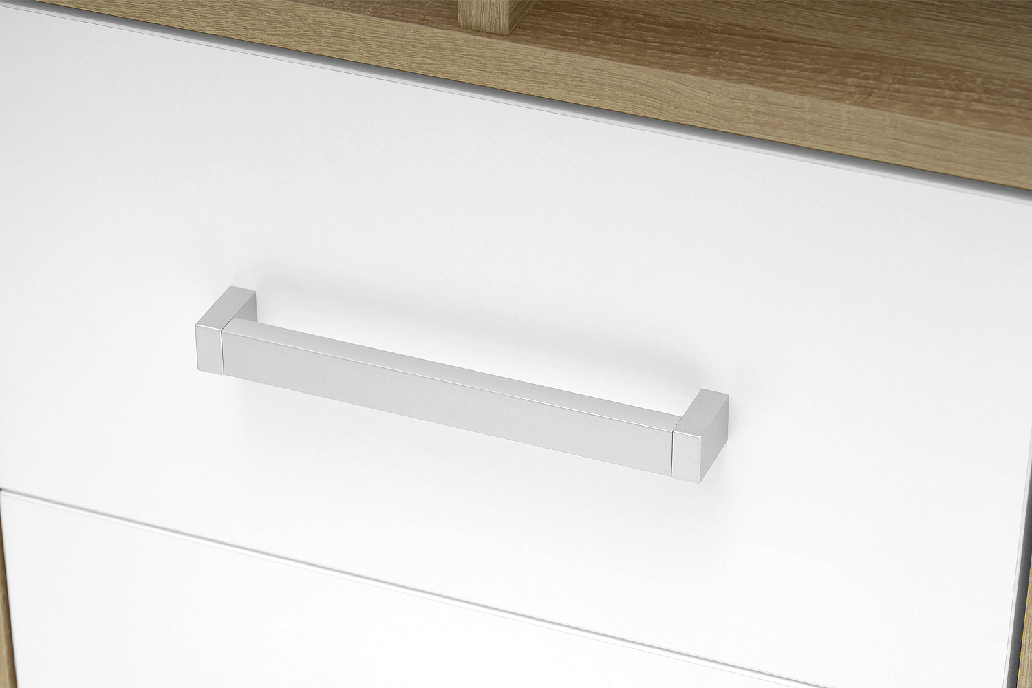 Стол компьютерный угловой Лайт-2 дуб сонома / белый