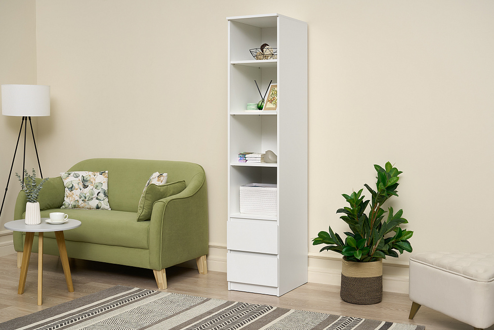 Стеллаж ПН-18 Симпл белый