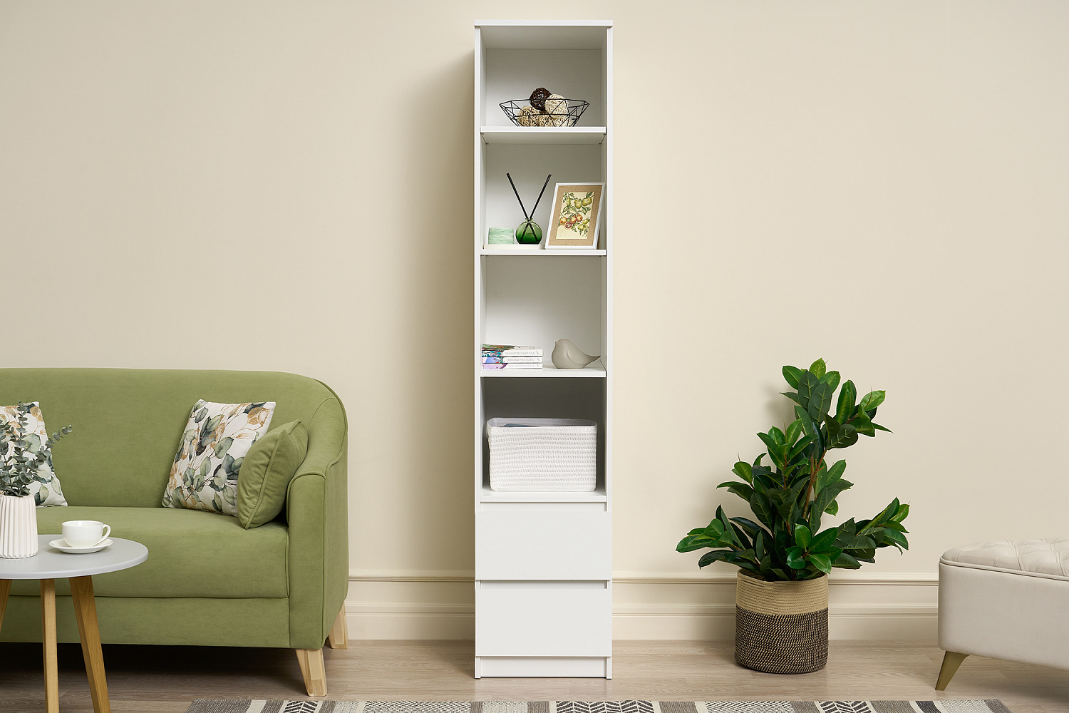 Стеллаж ПН-18 Симпл белый