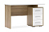 Стол компьютерный Лайт-2 дуб сонома / белый
