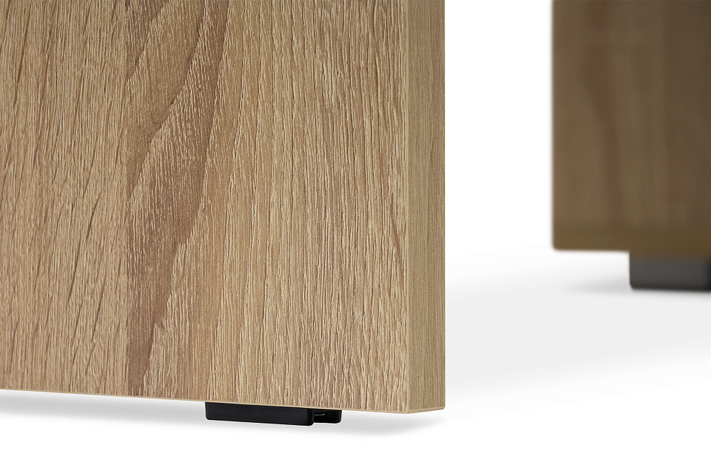 Стол компьютерный Лайт-2 дуб сонома / белый