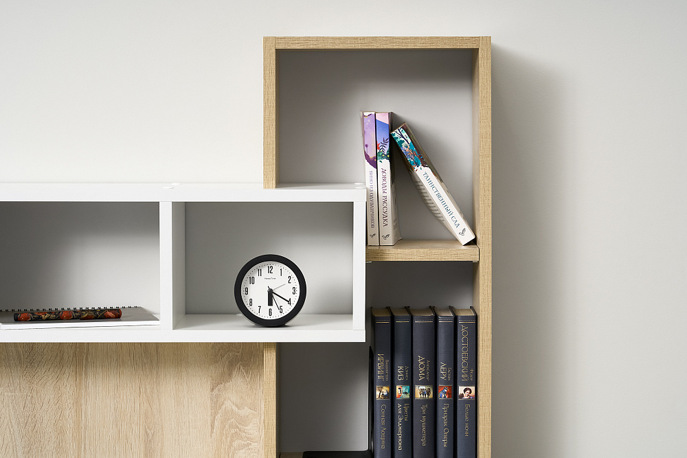 Компьютерный стол Олимп дуб сонома / белый