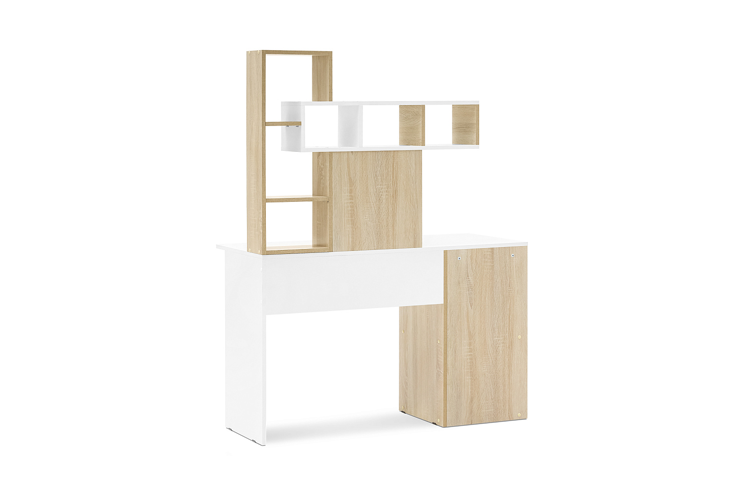 Компьютерный стол Олимп дуб сонома / белый