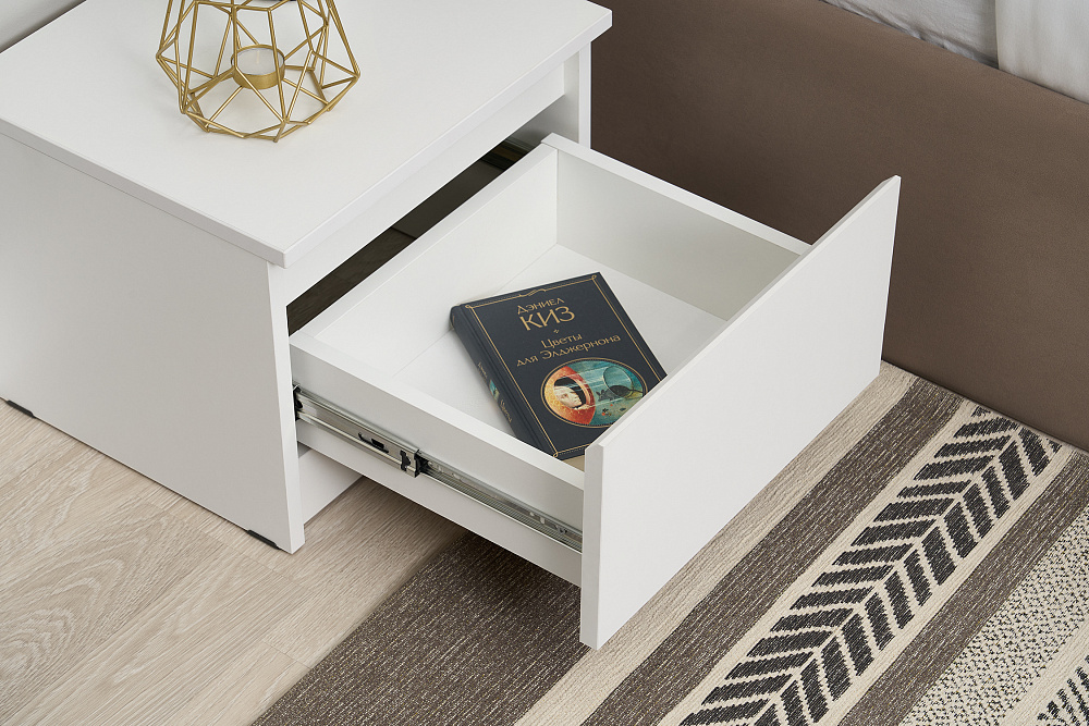 Тумба прикроватная ТБ-11 Симпл белый