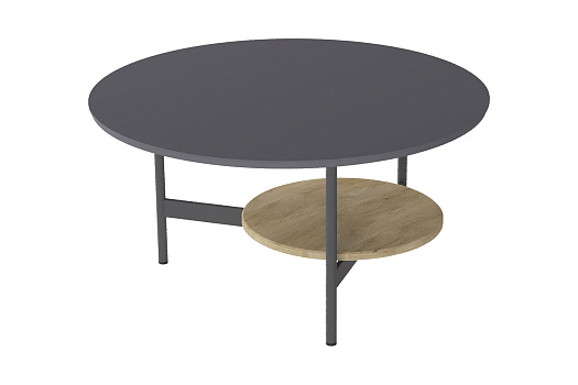 Стол журнальный Марио графит / дуб сонома