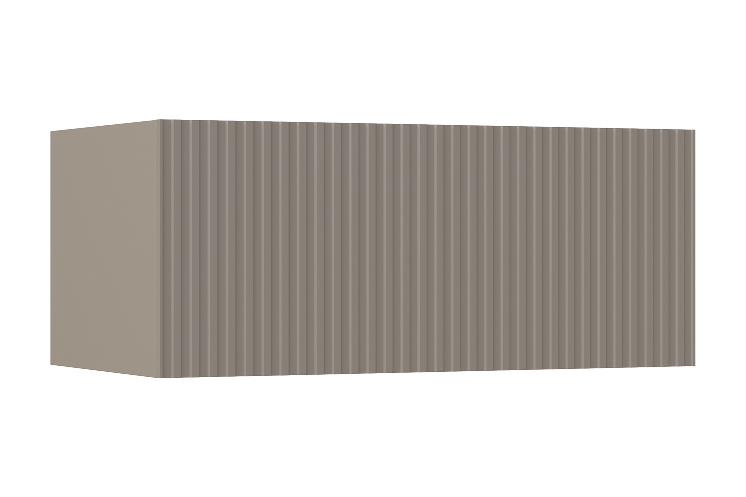 Тумба навесная Оливия глиняный серый / шарли мокко