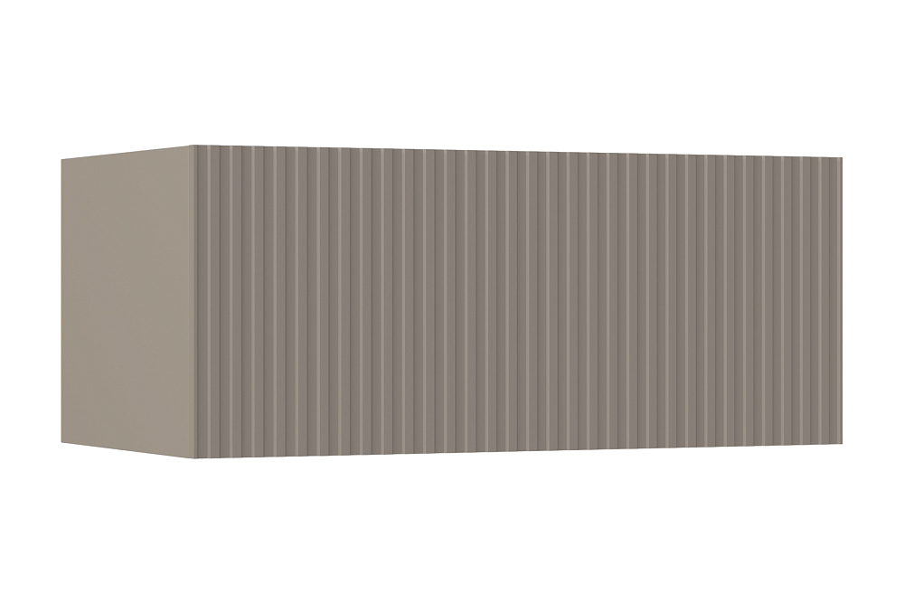 Тумба навесная Оливия глиняный серый / шарли мокко