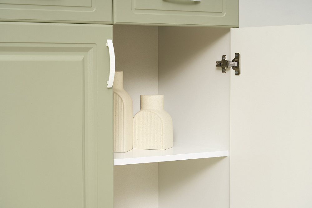 Буфет Констанция 2-х створчатый фисташковый