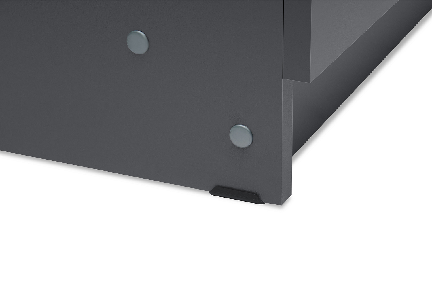 Шкаф 4-х створчатый Берген 1.6 м с зеркалами серый графит