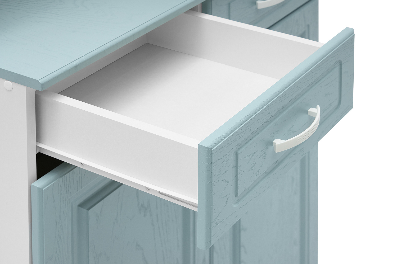 Буфет Констанция 2-х створчатый голубой